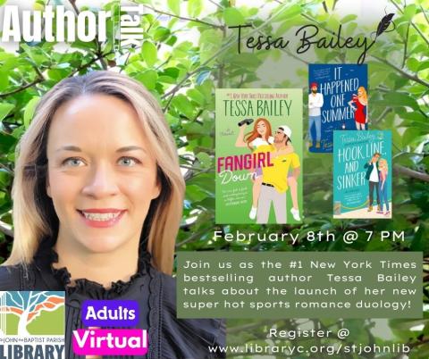 Virtual Author Talk with Tessa Bailey