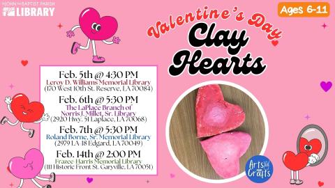 Clay Hearts