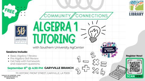 Algebra I tutoring