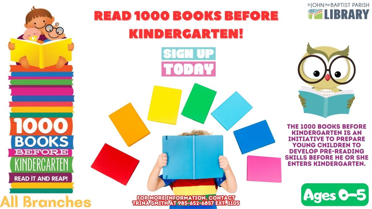 1,000 Books Before Kindergarten