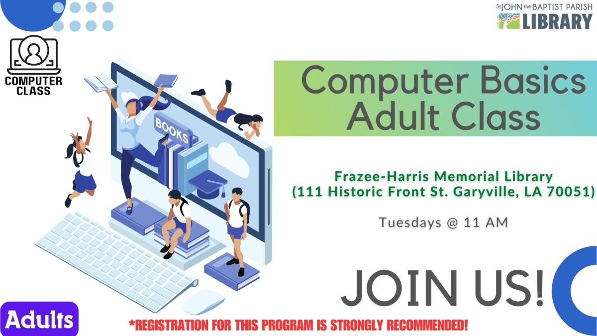 Computer Basics Tuesdays in Garyville