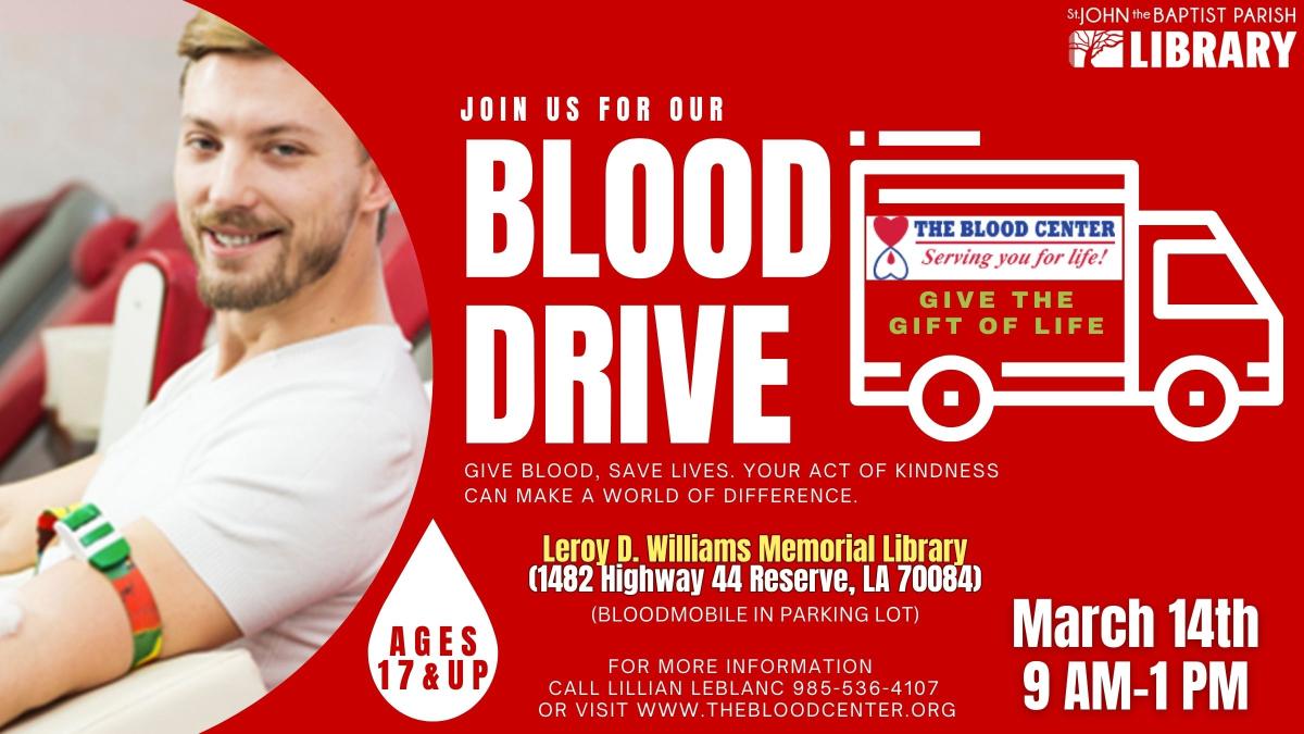 March blood drive