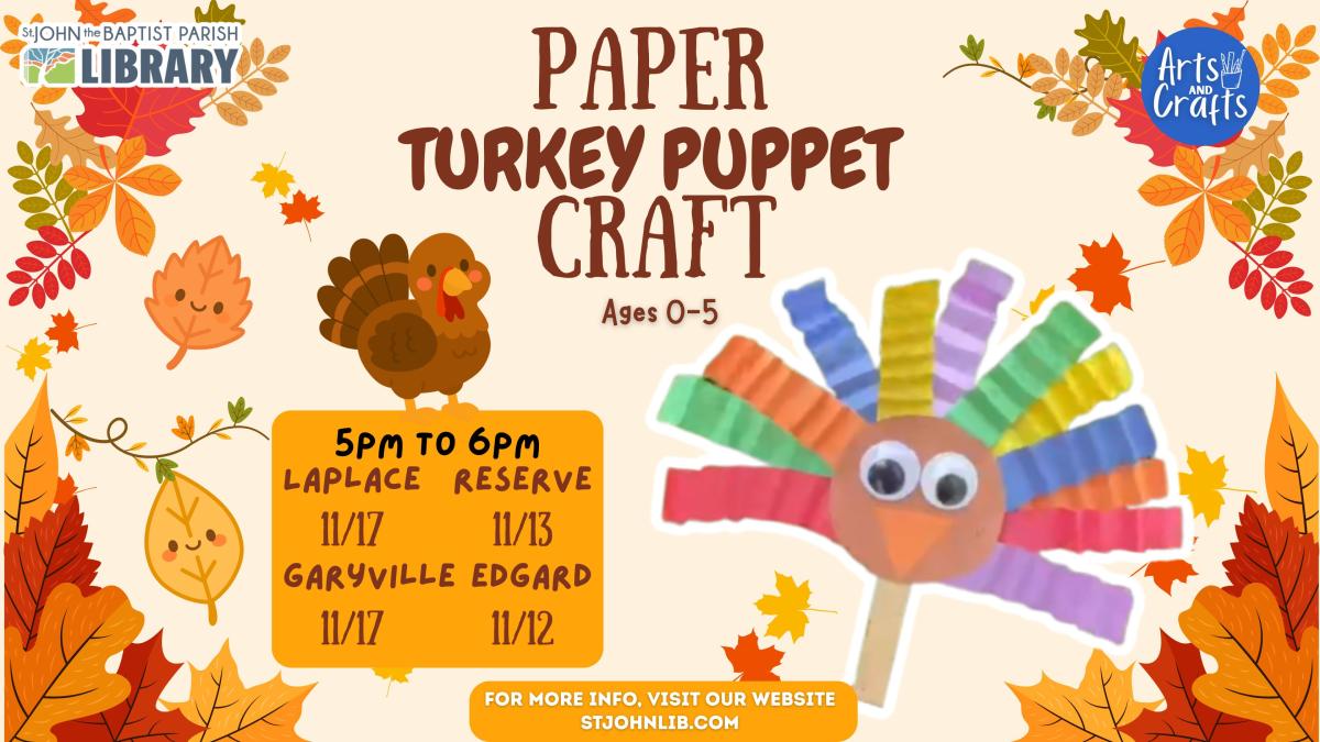 turkey paper puppet